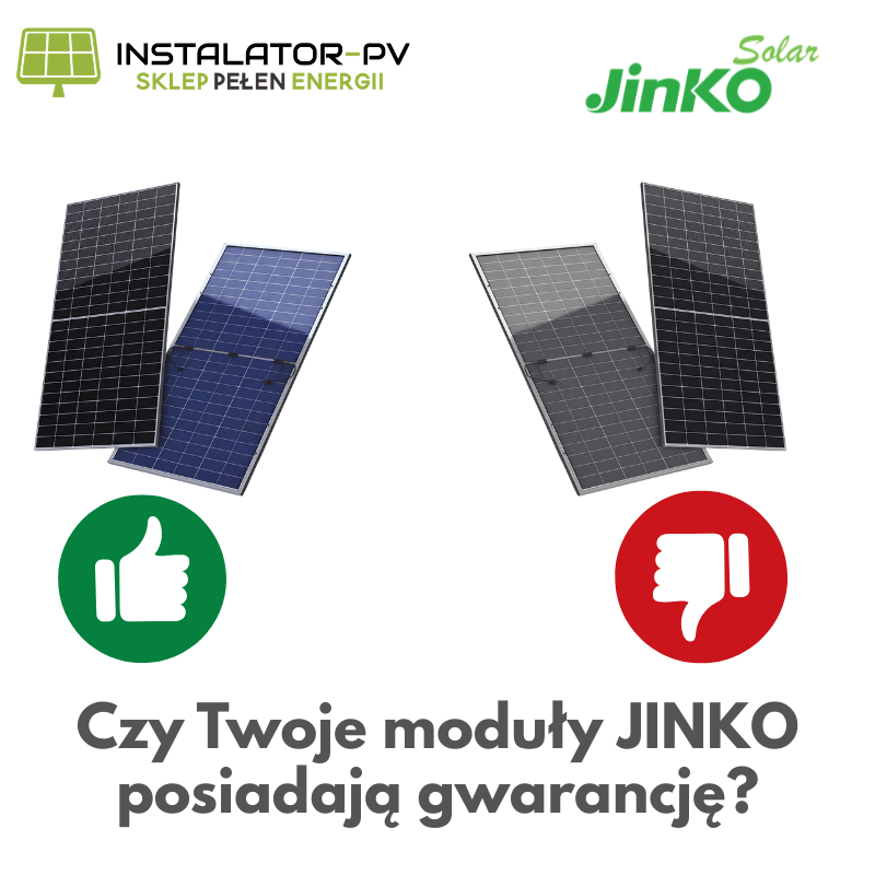 Kupuj bezpiecznie moduły Jinko