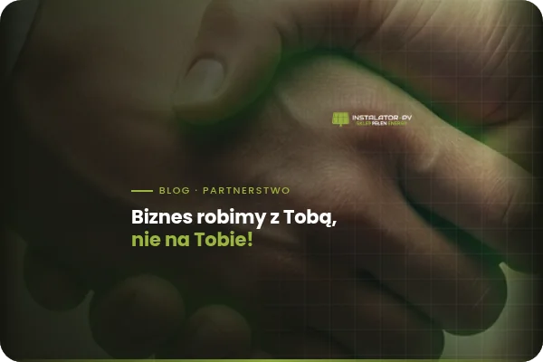 Biznes robimy Z TOBĄ, nie NA TOBIE!