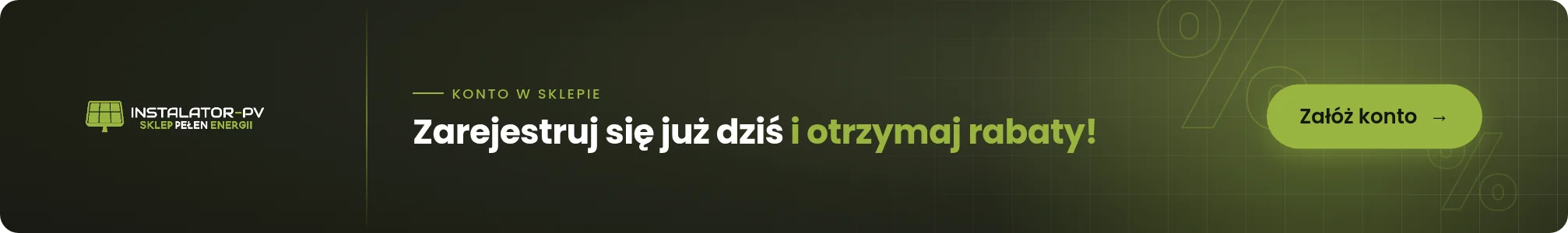 Zarejestruj się już dziś i otrzymaj rabaty!